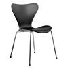 Стул Bradex Home Seven FR 0425, черный с хромированными ножками