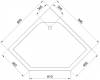 Поддон для душа Royal Bath RB 90 TR 90x90 фото 3