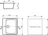 Комплект Мойка кухонная Ulgran U-104-331 белая + Смеситель для кухни Ulgran U-007-331 белый фото 5