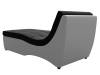 Модуль канапе Лига Диванов Монреаль 111465 Черный\Белый 77/172/78 фото 6