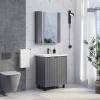Мебель для ванной Comforty Лима-70 антрацит
