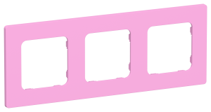 Рамка 3-постовая IEK Flite FI-M32-32-20-K99 пурпурный