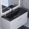 Раковина Uperwood Foster Quartz 291030046 черная матовая, уголь, 100x45.5 фото 4
