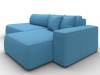 Диван угловой Лига Диванов Лига-065 134786 Голубой фото 3