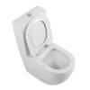 Унитаз-компакт BelBagno Amanda BB051CPR/BB051T/BB076SC безободковый, с сиденьем микролифт, белый фото 4