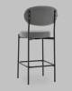Стул полубарный Stool Group Бриф DD AV 477-C83-9005 (PP) серый, велюр фото 6