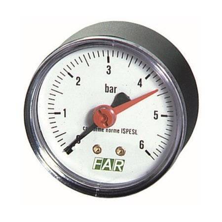 Манометр FAR 1/4 (радиальное соединение) , 0-4 бар, - 20-80 C, O 63 мм