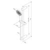 Душевой гарнитур Am.Pm X-Joy F0185A022 черный фото 12