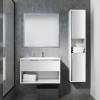 Тумба с раковиной Sanvit Контур 80 белая глянцевая фото 2