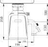 Комплект Мойка кухонная Paulmark Flugen PM217850-BL черный + Измельчитель отходов Bort Alligator 93410754 фото 7