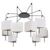 Большая подвесная люстра Arte Lamp Trixie A7084SP-8BK