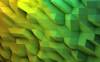 3D Фотообои Artegrafico «Зеленые полигоны» POL-002 песок