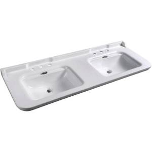 Раковина Kerasan Waldorf 4143K1bi/cr*3 150 см