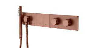 Душевой комплект Boheme ZODIAC 133-SYS-BRB Brushed Bronze