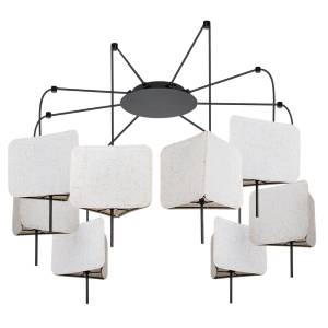 Большая подвесная люстра Arte Lamp Trixie A7084SP-8BK
