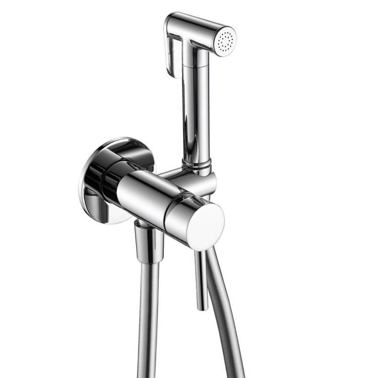 Гигиенический душ AQUAme Siena AQM6217CR хром, встраиваемый, с лейкой