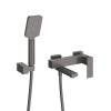 Смеситель для ванны и душа Cezares Slider SLIDER-VD-GM оружейная сталь фото 2