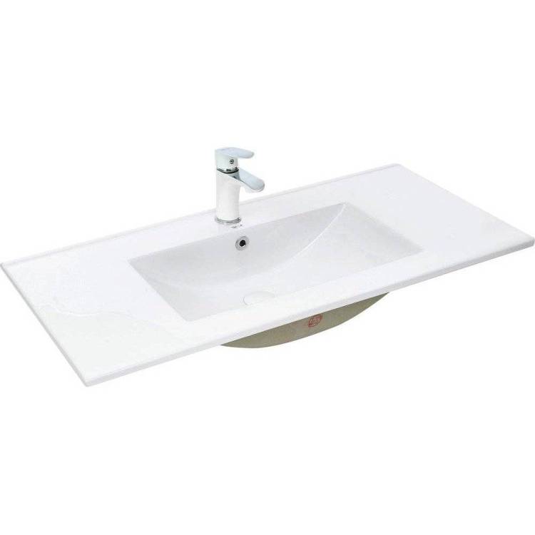 Раковина Weltwasser WW Deilbach 10000003903 7506-90 90 см, белая глянцевая