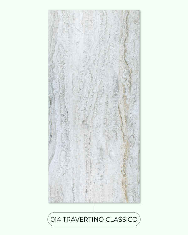 Гибкая керамика Alpine Walls Soft Ceramic MTR-014PW Travertino Classico 120x60x0.4