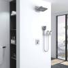 Душевой комплект Vincea Inspire VSFW-3I21MT4RCH встраиваемый, термостатический, двухрежимный, хром глянцевый