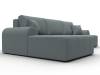 Диван угловой Лига Диванов Лига-080 134742L Серый фото 3