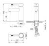 Смеситель для раковины Timo Saona 2361/16F белый матовый фото 2