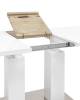 Стол обеденный Stool Group Сиэтл DT-963-HGW-140 DUAL глянцевый белый 140(180)x90x76 фото 5