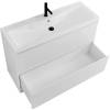 Тумба под раковину Belbagno Albano ALBANO-1200-2C-PIA-BL 120x45x81 Bianco Lucido напольная с двумя выкатными ящиками фото 5