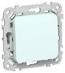 Выключатель 1-клавишный проходной IEK Flite FI-V18-0-10-1-K94 холодный лед