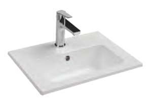 Раковина Isvea SistemaT 50 10SL50050SV белая, 50x36