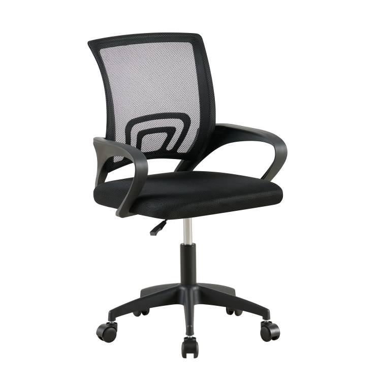 Кресло компьютерное Stool Group TopChairs Simple SN OUE-2501 black черный