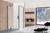 Душевой уголок Vincea Extra VSR-1E101110CLB профиль черный, стекло прозрачное, 110x100x200 фото 2