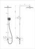 Душевая стойка Wonzon & Woghand Stick WW-88739017-BN брашированный никель фото 2