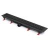 Душевой лоток Paini Medium CH850MC 850 мм D40, черный матовый