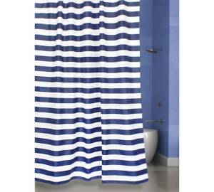Штора для ванной Bath Plus Blue Line ch15164 180x180, белый, синий