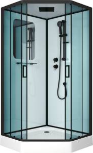 Душевая кабина Niagara Premium NG-6901-01D BLACK 90х90х220 черная, с низким поддоном
