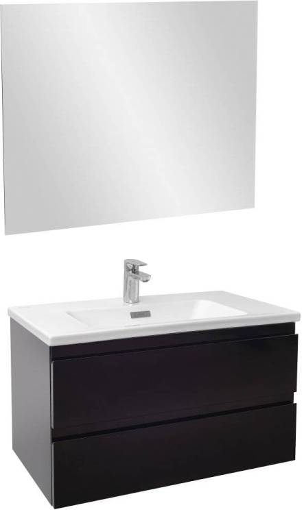 Мебель для ванной Jacob Delafon Madeleine 80 черный матовый