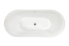 Акриловая ванна Royal Bath Pafos RB611700GR белая, 150x73