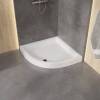 Поддон для душа RGW CER CR/R четверть круга, белый, 90x90 фото 3