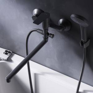 Смеситель для ванны с душем AM.PM Gem F90A90122 черный