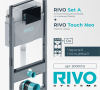 Система инсталляции для унитазов Rivo Set A 200001.5 кнопка черная фото 2