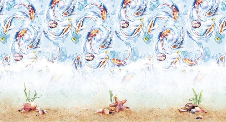 Фреска Ortograf Flora 31254 Surf lilac Филиграна FM-F