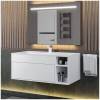 Тумба с раковиной Uperwood Lotus Premium подвесная, белая, 100 см фото 5