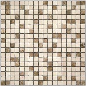 Мозаика Natural I-Tile 4MT-07-15T Мрамор (1.5x1.5) 29.8x29.8