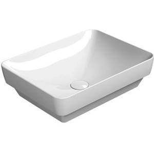 Раковина GSI Pura 884711 белый глянцевый, 50x38