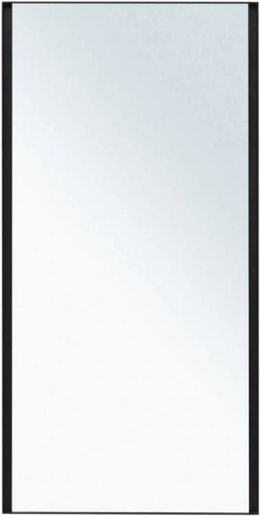 Зеркало Allen Brau Infinity 1.21020.BL с LED подсветкой, черное, 1200x600x40
