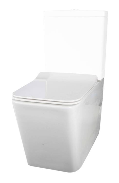 Чаша унитаза Creto Logan L2 1002-004-WF безободковая, белая, с сиденьем