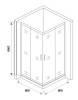 Душевой уголок Good Door Spirit CR-80-C-CH СП00023 профиль глянцевый хром, стекло прозрачное, 80x80x190 фото 9