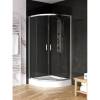 Душевое ограждение NEW TRENDY SUVIA 90x90x185 K-0515 (хром) фото 2
