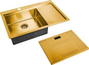Мойка кухонная Zorg Master N-7852-L Bronze